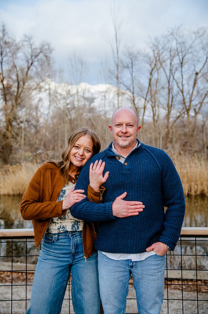 A Snowy Moment & First Kiss Revisited: Heather & Chad’s Engagement at Wheeler Farm