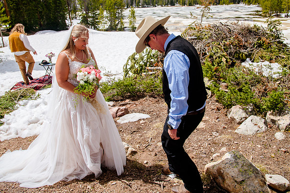 now in June: Megan Collins and Seth Underwood's Mountain Wedding
