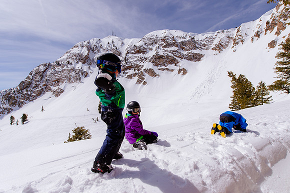 Family Ski at Snowbasin 4-5-17-7614-2