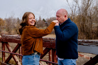 A Snowy Moment & First Kiss Revisited: Heather & Chad’s Engagement at Wheeler Farm
