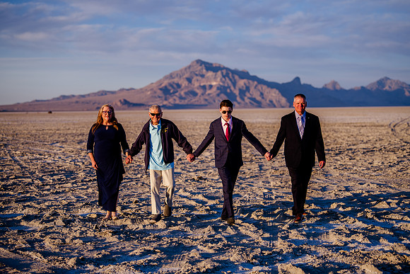Family Portraits with Rebecca Ory-Hernandez at the Utah Salt Flats