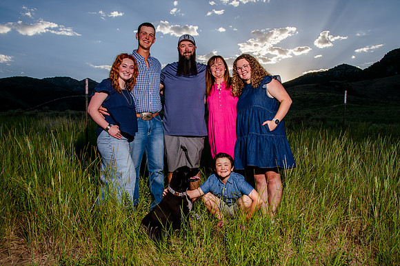 Lund Family Photo Session: Capturing Memories in the West Utah Desert at Sunset