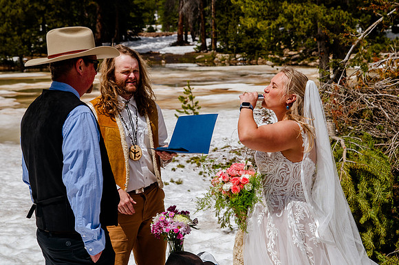 now in June: Megan Collins and Seth Underwood's Mountain Wedding
