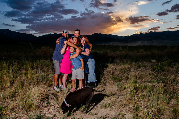 Lund Family Photo Session: Capturing Memories in the West Utah Desert at Sunset