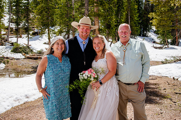 now in June: Megan Collins and Seth Underwood's Mountain Wedding