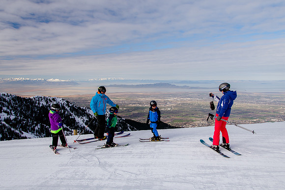 Family Ski at Snowbasin 4-5-17-7593