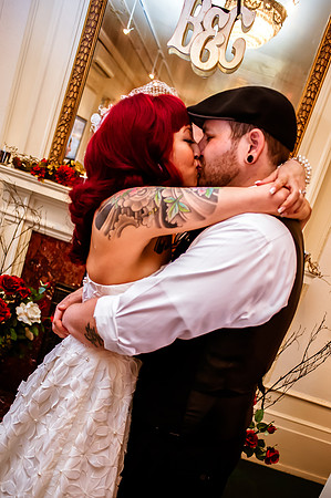 First married kiss