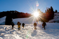 Snowshoeing with Wasatch Adaptive Sports, Snowbird