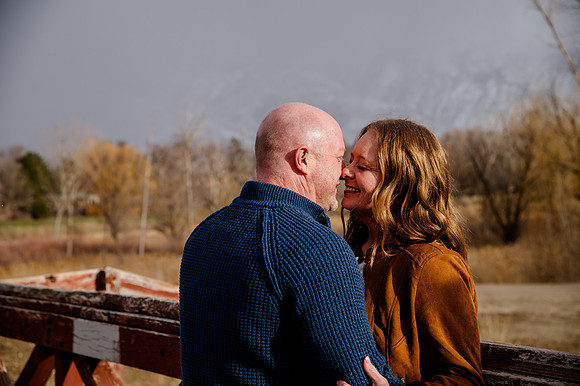 A Snowy Moment & First Kiss Revisited: Heather & Chad’s Engagement at Wheeler Farm