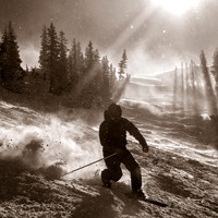 Skiing in the deep stuff at Snowbird-8967-2