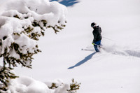 Skiing in the deep stuff at Snowbird-9049