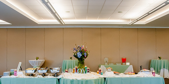 Love, wedding spread at Fort Douglas
