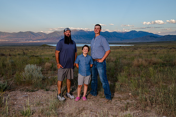 Lund Family Photo Session: Capturing Memories in the West Utah Desert at Sunset
