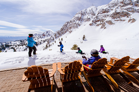 Family Ski at Snowbasin 4-5-17-7672-2