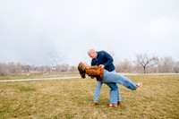 A Snowy Moment & First Kiss Revisited: Heather & Chad’s Engagement at Wheeler Farm