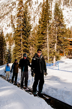 Riding the Magic Carpet Express at Snowbird