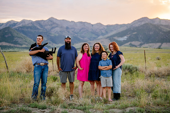 Lund Family Photo Session: Capturing Memories in the West Utah Desert at Sunset
