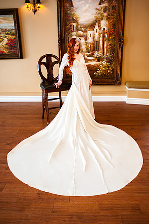 Full wedding dress shot