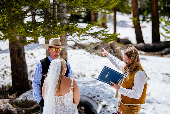 now in June: Megan Collins and Seth Underwood's Mountain Wedding