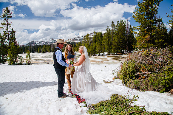 now in June: Megan Collins and Seth Underwood's Mountain Wedding
