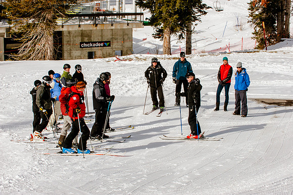 Wasatch Adaptive Sports Volunteer training taught by Peter Mandler