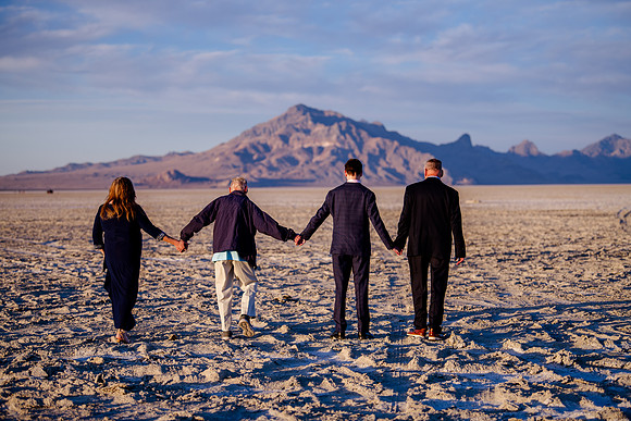 Family Portraits with Rebecca Ory-Hernandez at the Utah Salt Flats