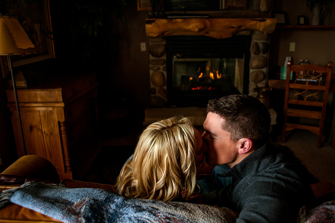 Sit by the cozy fire