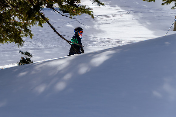Family Ski at Snowbasin 4-5-17-8730